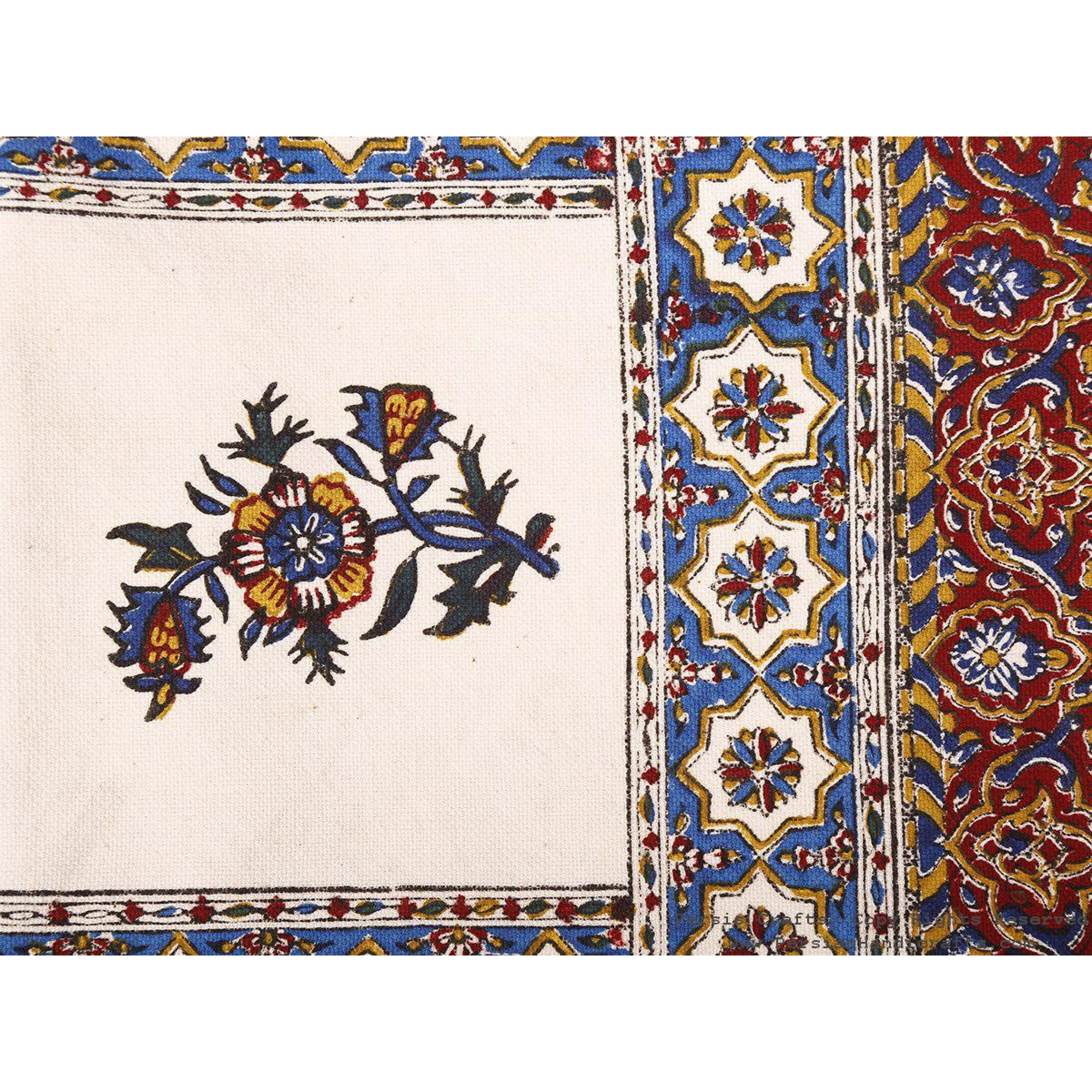 Persian Tapestry (Ghalamkar) Tablecloth HGH3704 Persiada